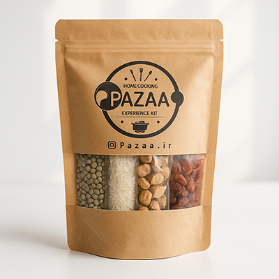 بسته عدس پلو نیمه آماده با سویا و کشمش پَزا