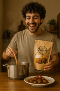 پزا یعنی فقط آب و روغنش با من